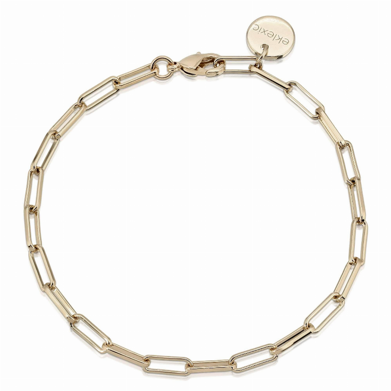 Elongated Link Chain Bracelet - 000656326369