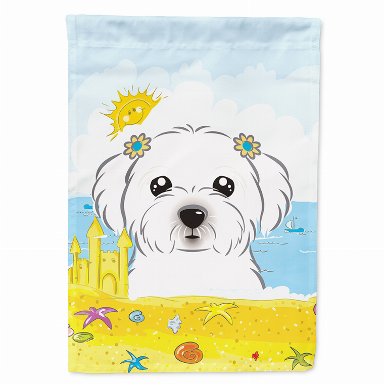 Summer Beach/Dog Breed Flag Canvas - 638508193735