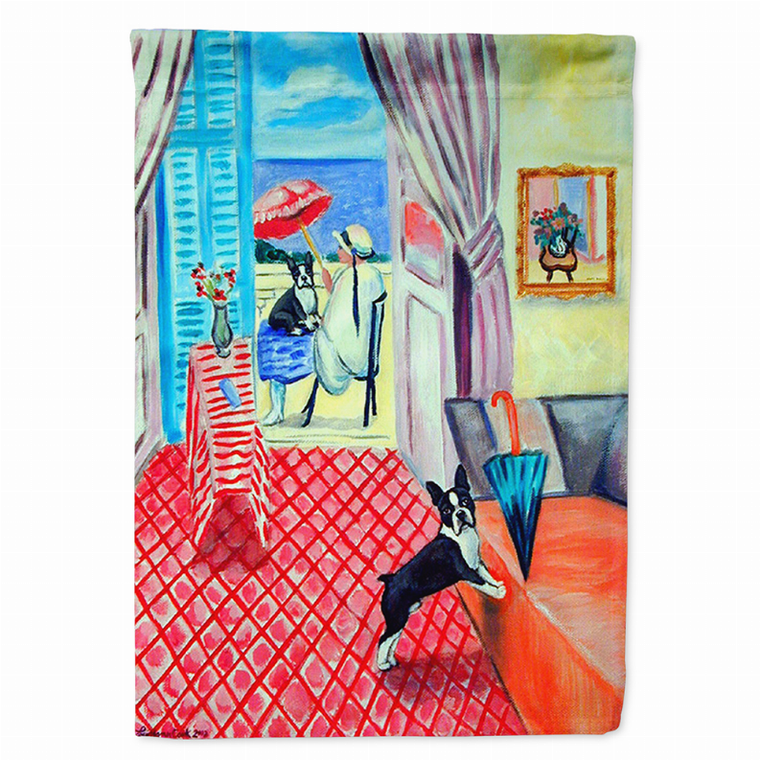 Lady/Dog Breed Flag Canvas - 705332074896