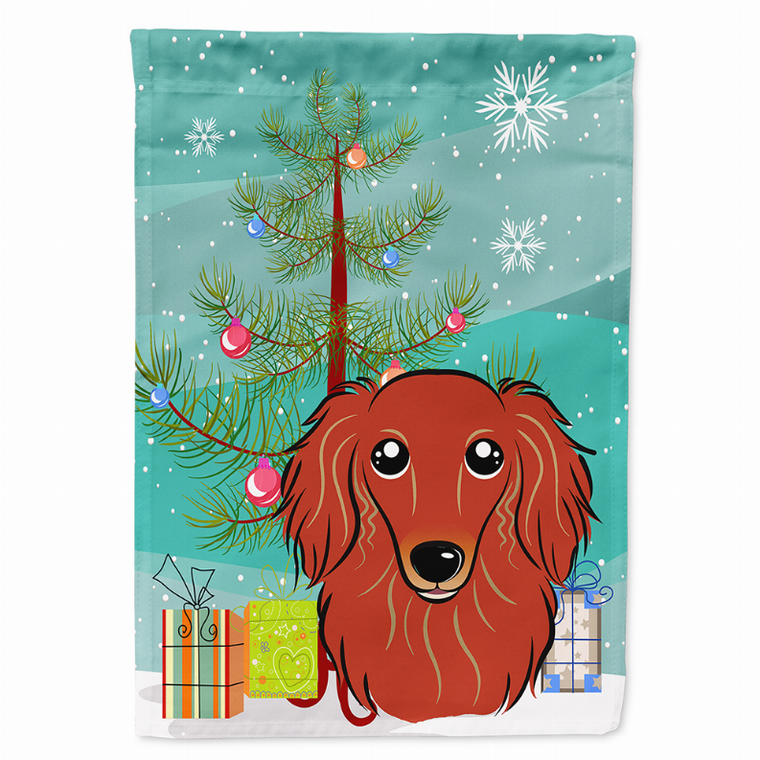 Christmas Tree/Dog  Breed Flag Canvas - 638508103147
