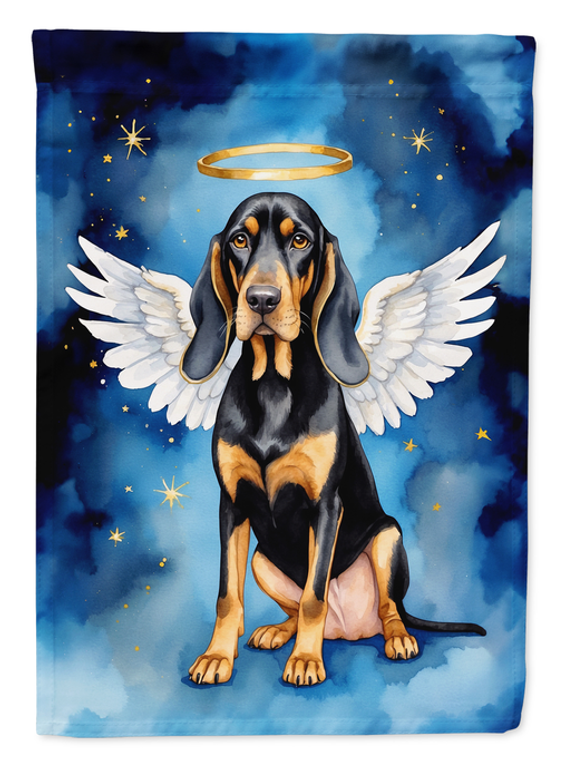 Black and Tan Coonhound My Angel House Flag - 194030995839