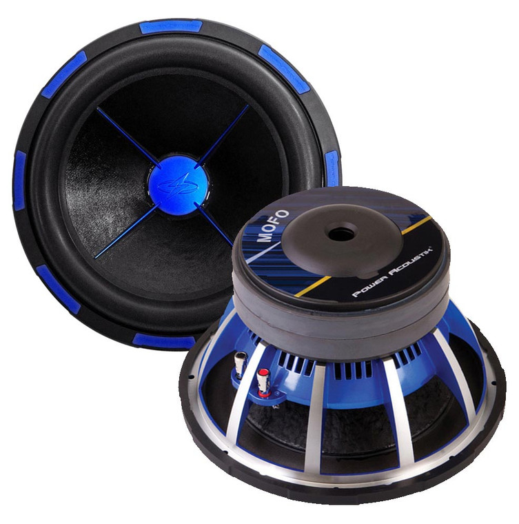 Power Acoustik 15" Woofer 3000 W Dual 2 Ohm 2.5" Voice Coils 340oz Magnet Weight - 709483032101