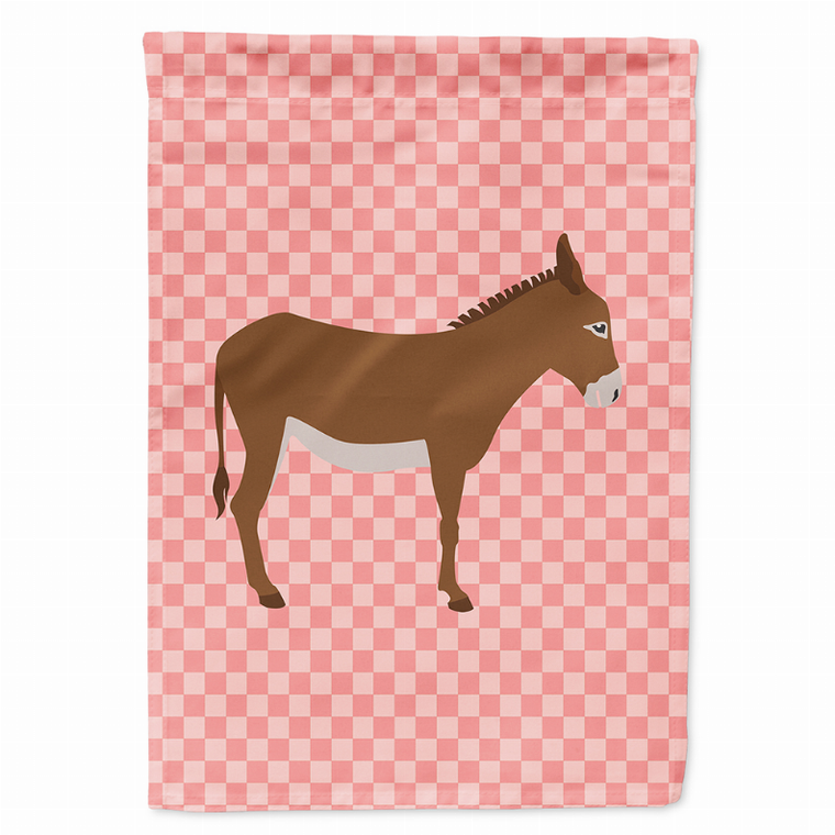 Animal/Bird Themed Pink Check Flag Canvas - 638508944986