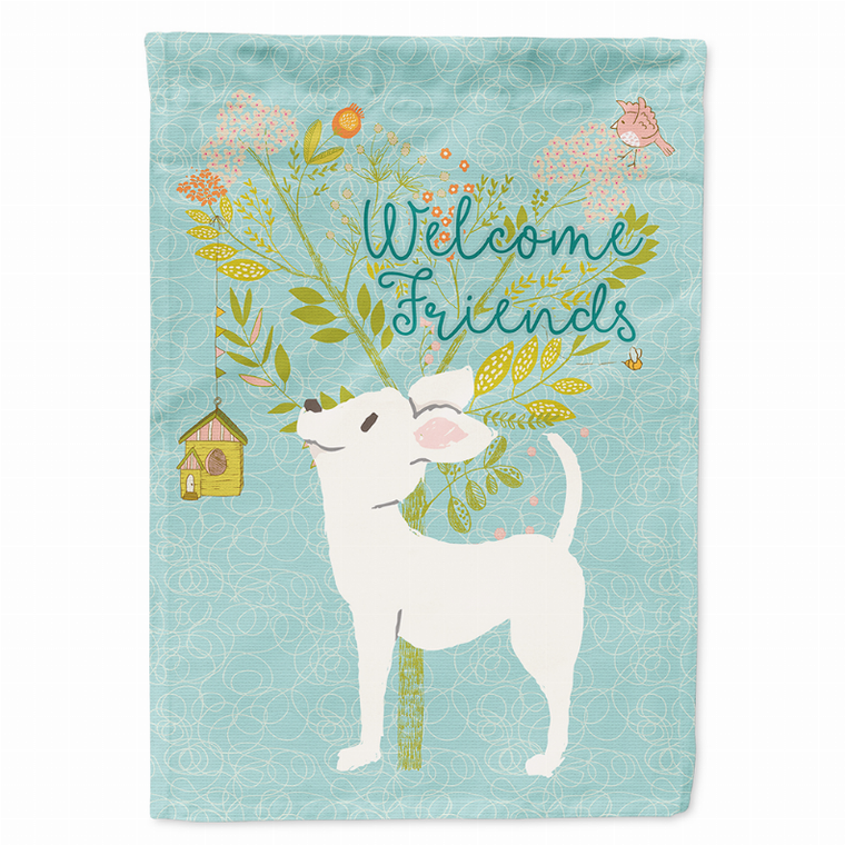 Welcome Friends/Dog Breed Themed Flag Canvas - 652259199358