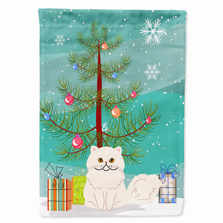 Merry Christmas Tree/Cat Breed Themed Flag Canvas - 638508601506
