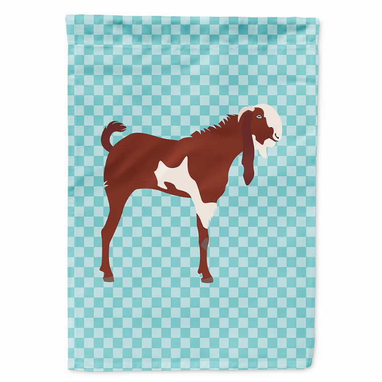 Animal/Bird Themed Blue Check Flag Canvas - 638508947130