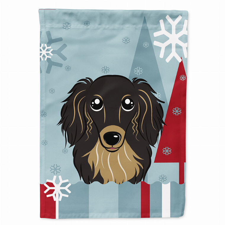 Winter Holiday/Dog Breed Flag Canvas - 638508122360