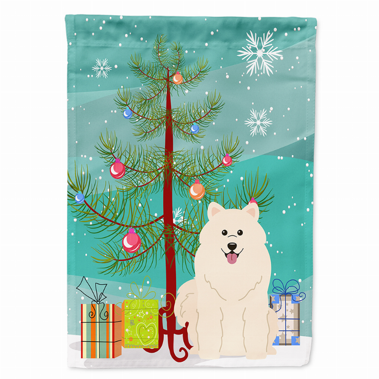 Merry Christmas Tree/Dog breed Themed Flag Canvas - 638508536723
