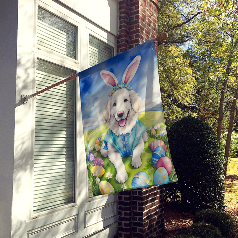Kuvasz Easter Egg Hunt House Flag - 194030939819
