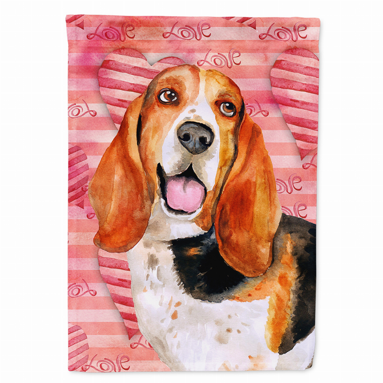 Love/Dog Breed Themed Flag Canvas - 652259160501