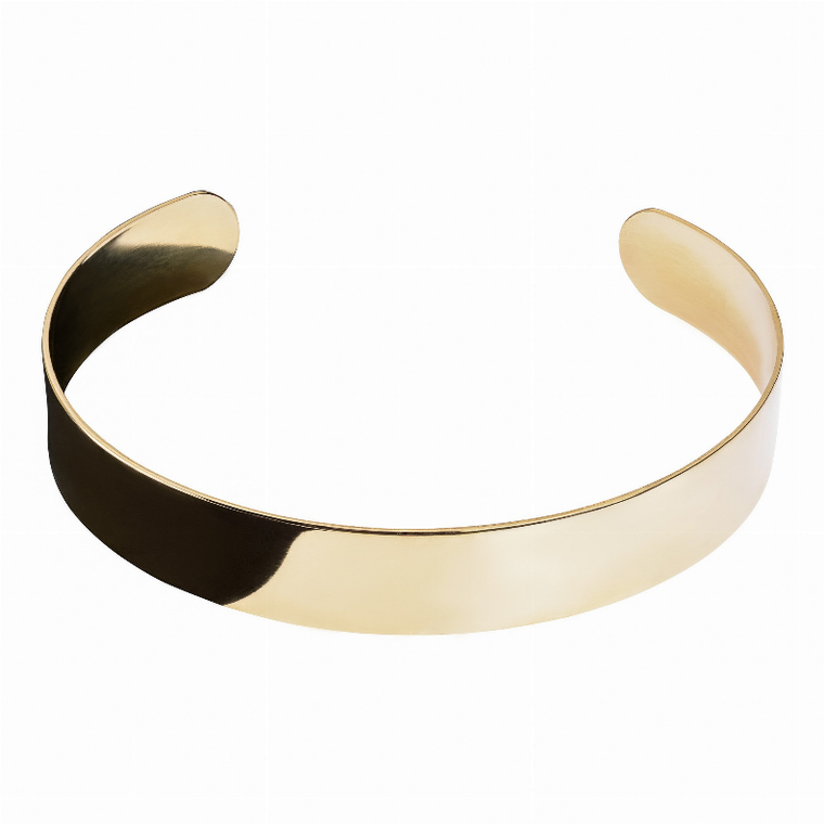 Eklexic Brass Collar Plated Finish Adjustable Design Elegant Classic Flair