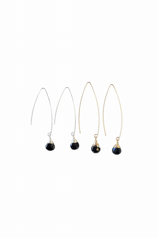 Jill Long Wire Drop Earring - 810104073455