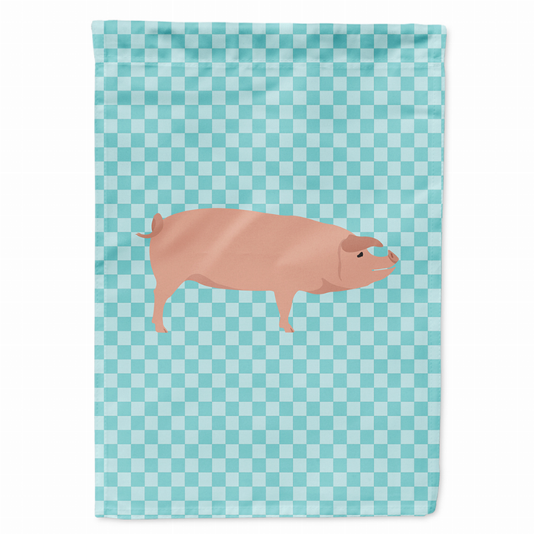 Animal/Bird Themed Blue Check Flag Canvas - 638508947550