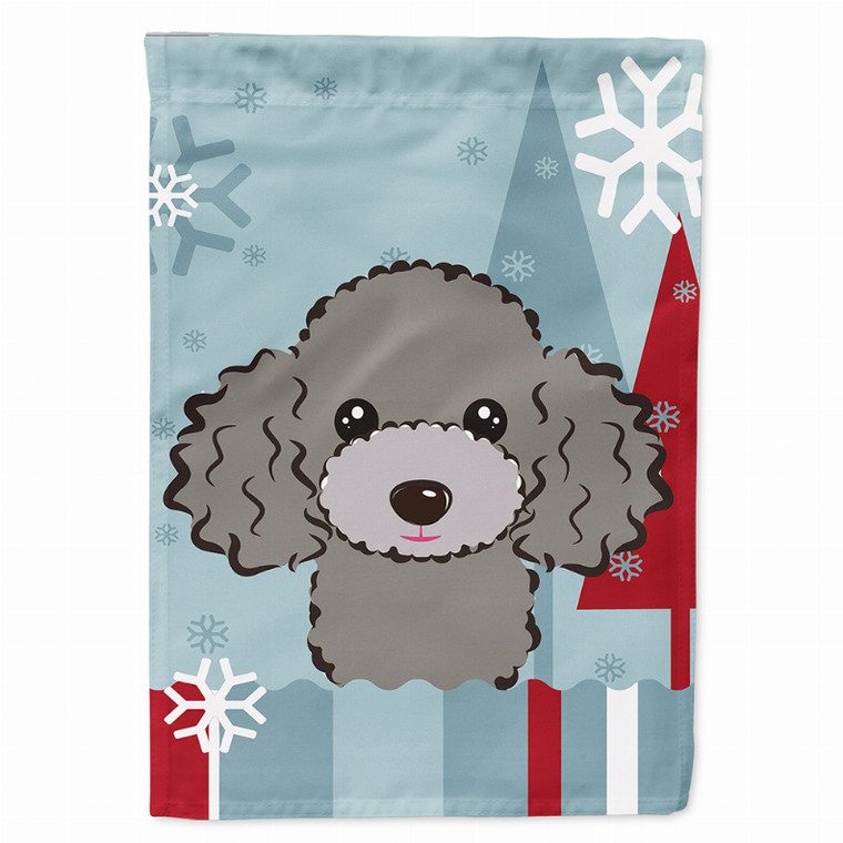 Winter Holiday/Dog Breed Flag Canvas - 638508122827