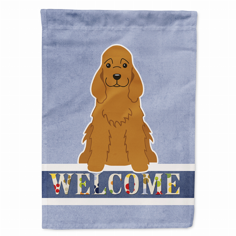 Welcome/Dog Breed Flag Canvas - 638508723901
