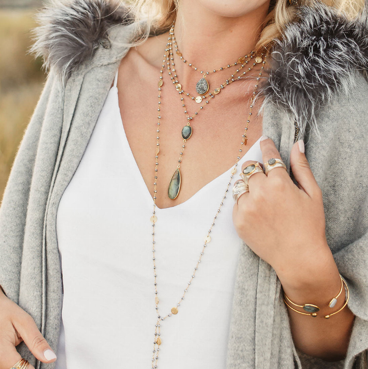 Double Diana Denmark Necklace - 810104075503