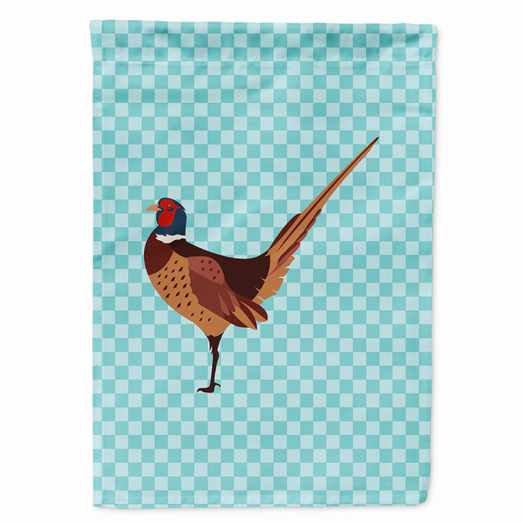 Animal/Bird Themed Blue Check Flag Canvas - 638508947536