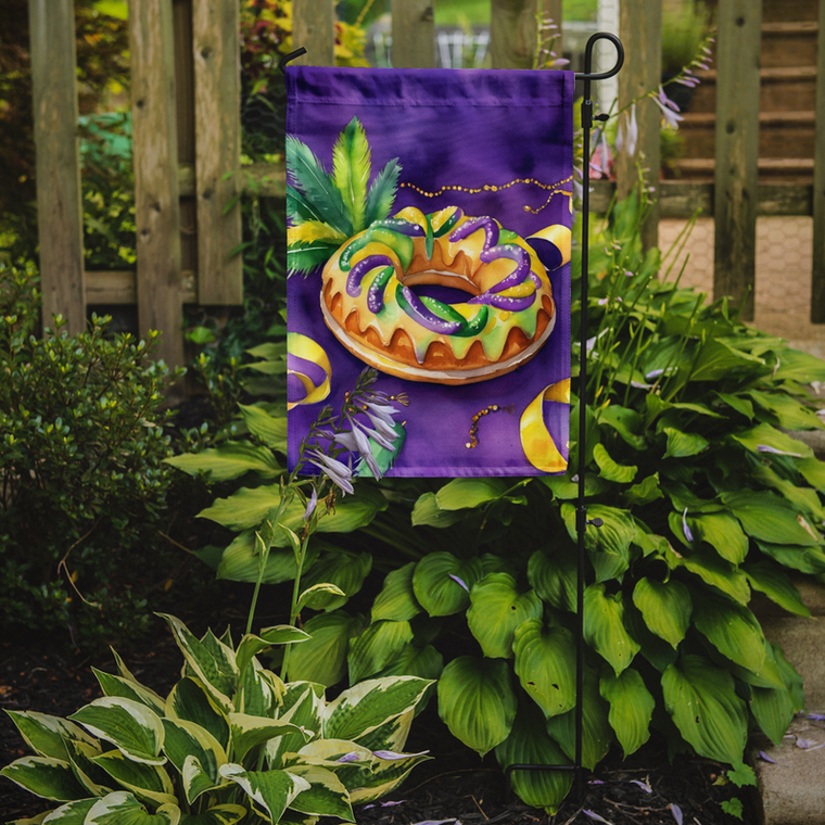 King Cake Mardi Gras Garden Flag - 194030941232