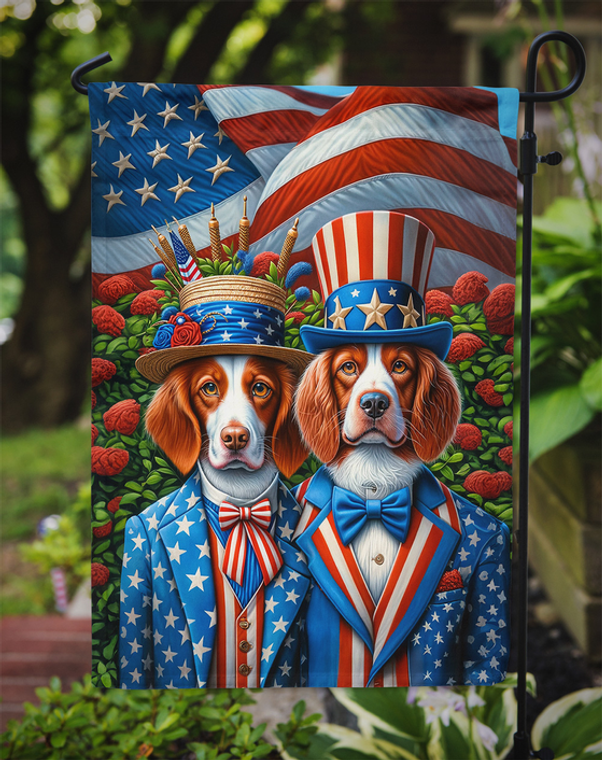 All American Brittany Garden Flag - 194030920190