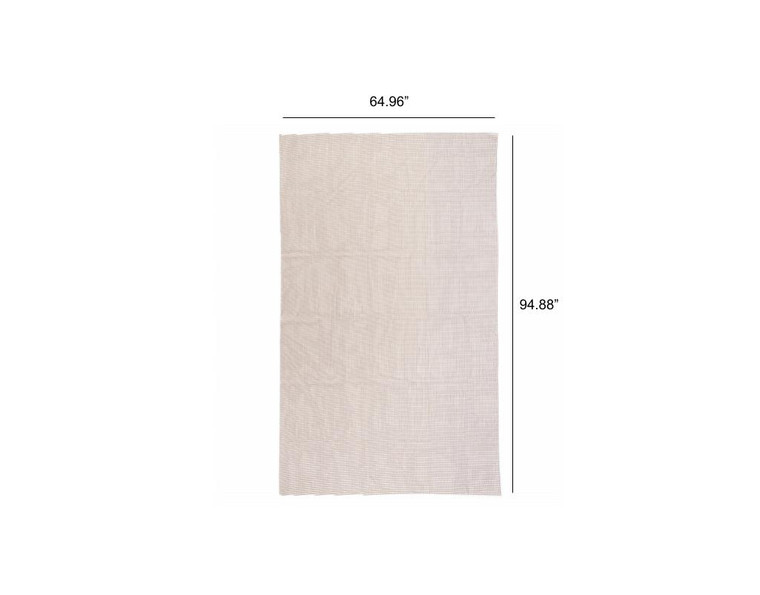 6' x 8' Brown Non Slip Outdoor Rug Pad - 4512822859149