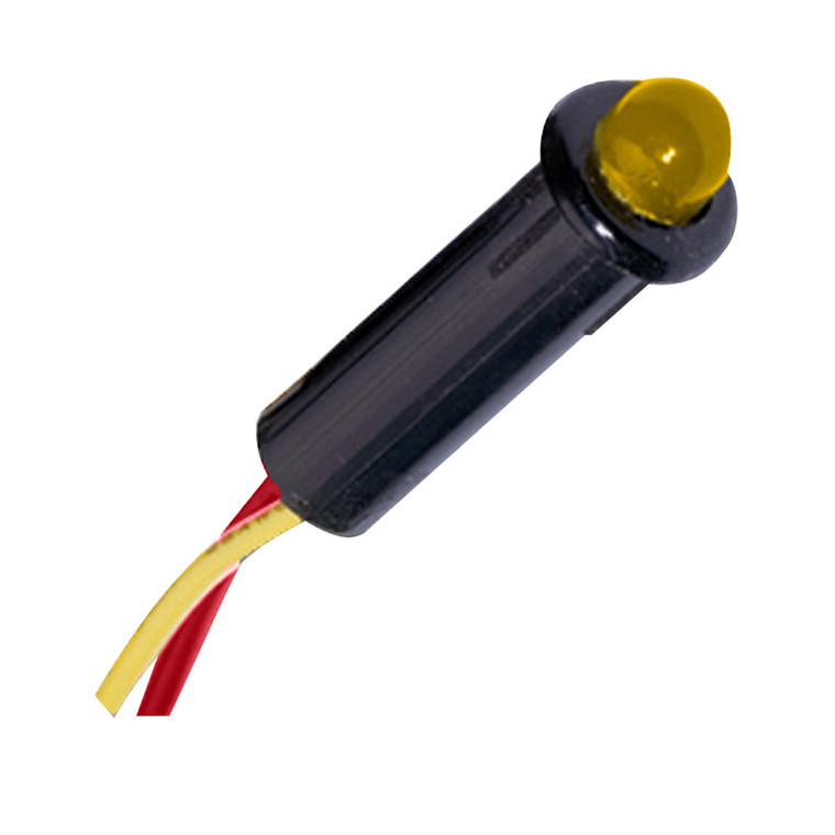 Paneltronics LED Indicator Light - Amber - 120 VAC - 1/4" - 602290700075