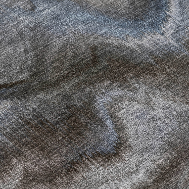 10' X 14' Taupe And Ivory Abstract Washable Indoor Outdoor Area Rug - Taupe, Ivory