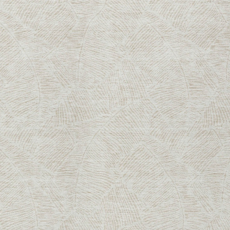 10' X 14' Ivory And Beige Floral Washable Indoor Outdoor Area Rug - Ivory, Beige