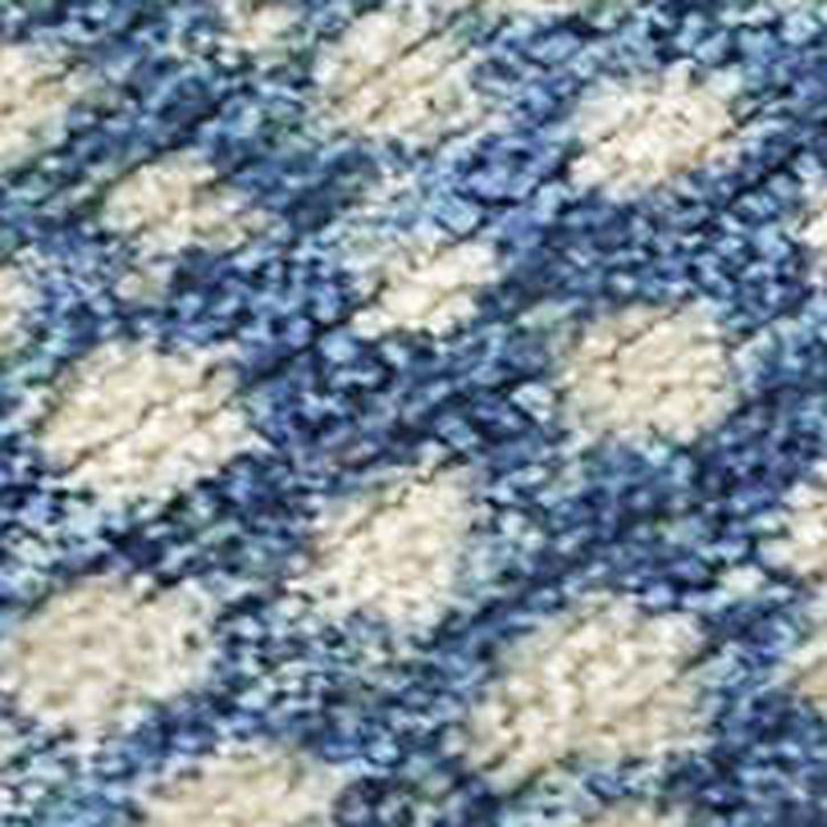 9' X 12' Ivory And Peach Geometric Washable Indoor Outdoor Area Rug