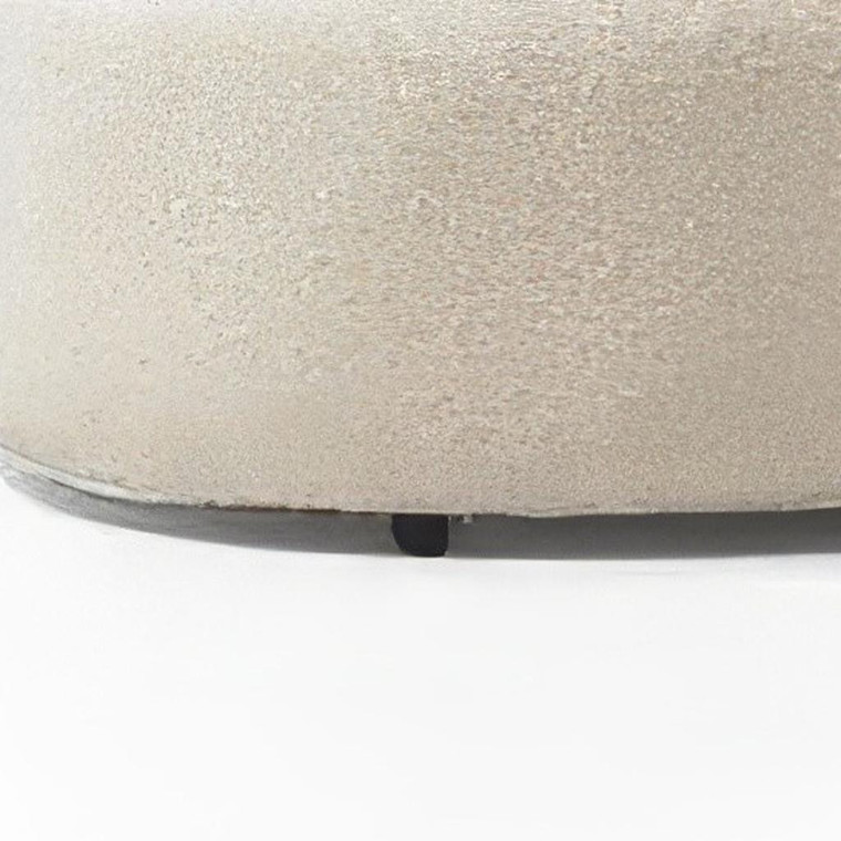 Ivory Boucle Modular Curved Two Piece Sofa and Chaise Sectional With Toss Pillows