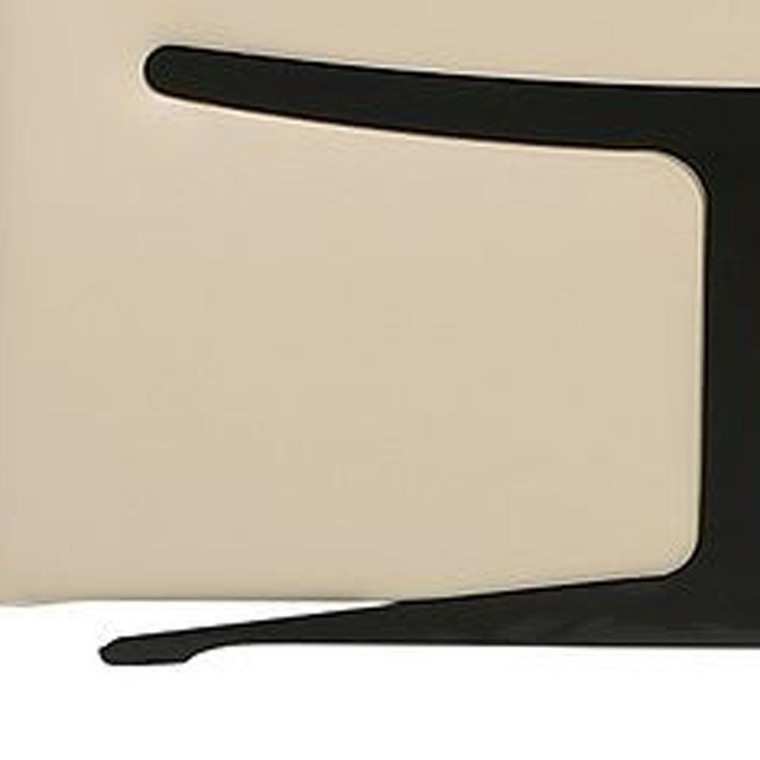 Beige Italian Leather Power Reclining U Shaped Eight Piece Corner Sectional With Console Decor