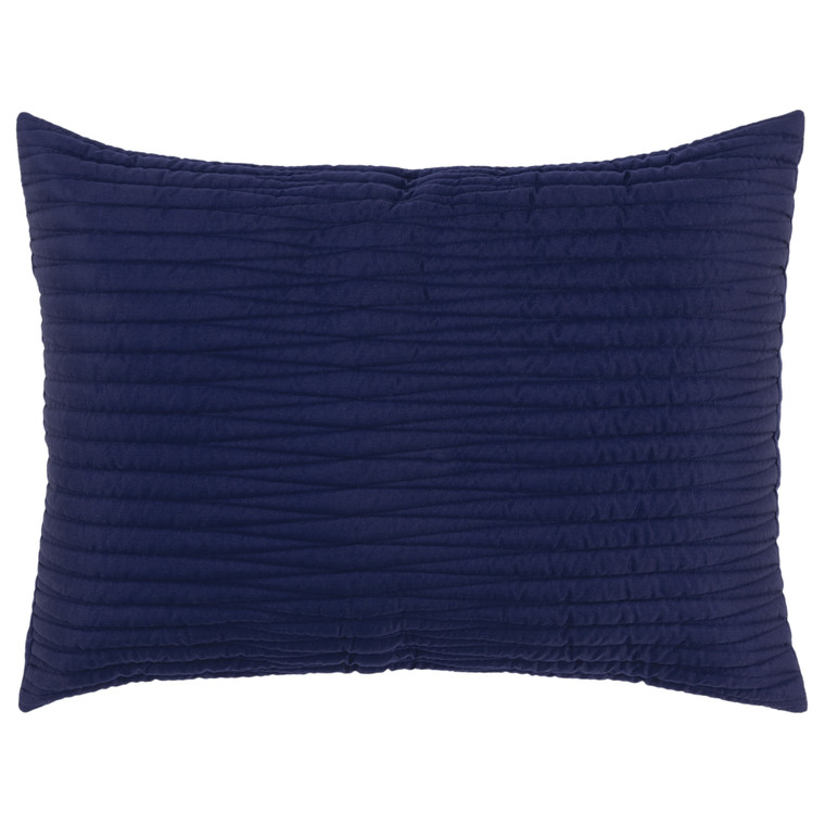 Indigo Geometric Queen Quilt