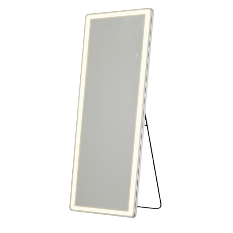 71" Clear Lighted Freestanding and Wall Mount Frameless Full Length Mirror
