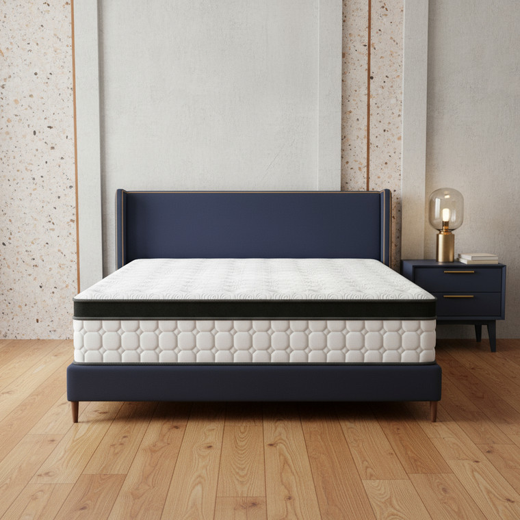 12" Hybrid Pocket Coil Gel Memory Foam King Mattress