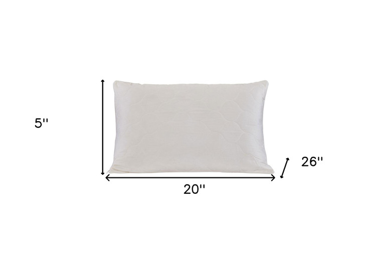 Cotton Latex Foam And Wool Hypoallergenic Standard Size Bed Pillow