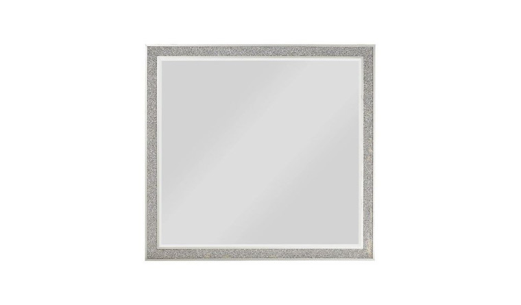 36" Square Wood Framed Mounted Dresser Mirror