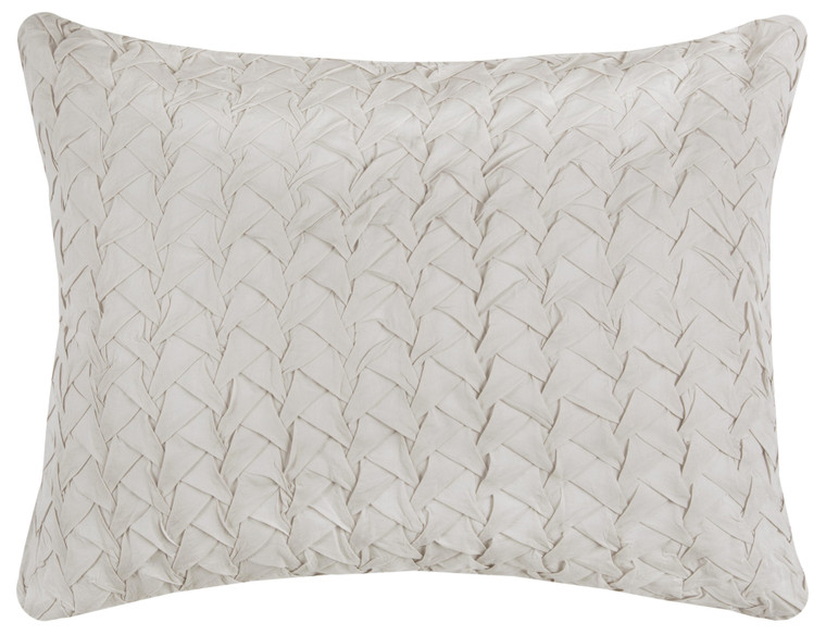 Ivory Geometric Quilt 100% Cotton