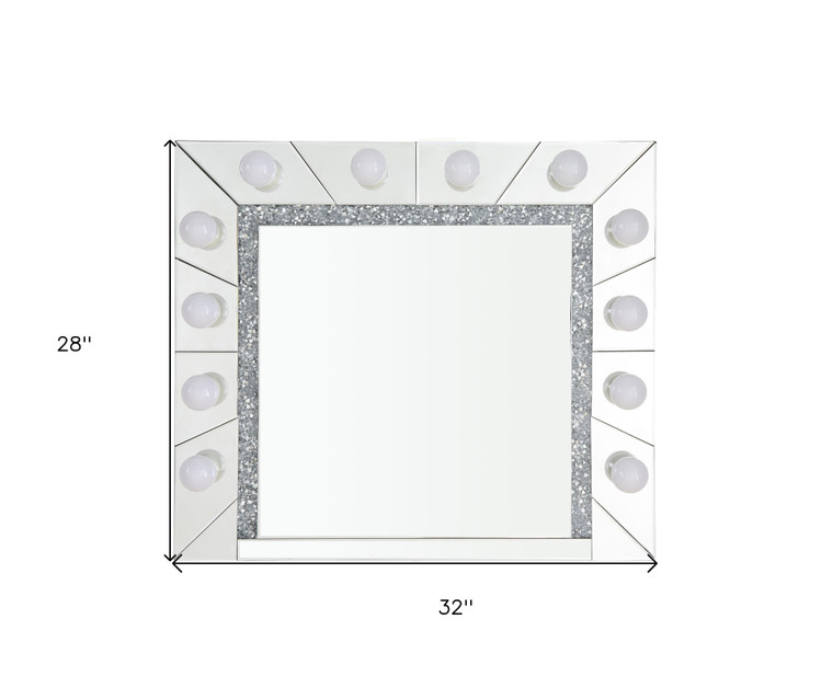 28" Inches Lighted Accent Mirror