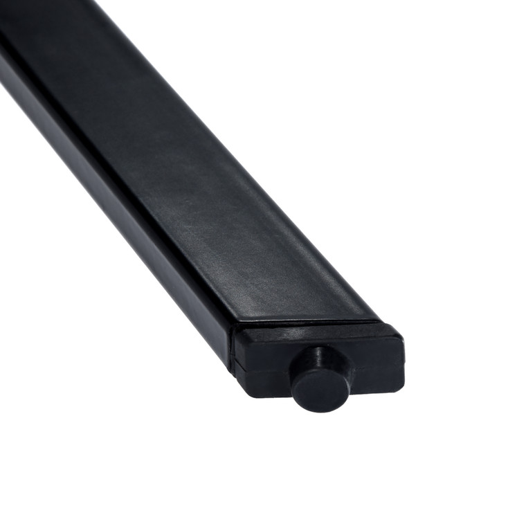 Set of Two Beige and Black Fabric and Steel Dining Arm Chairs