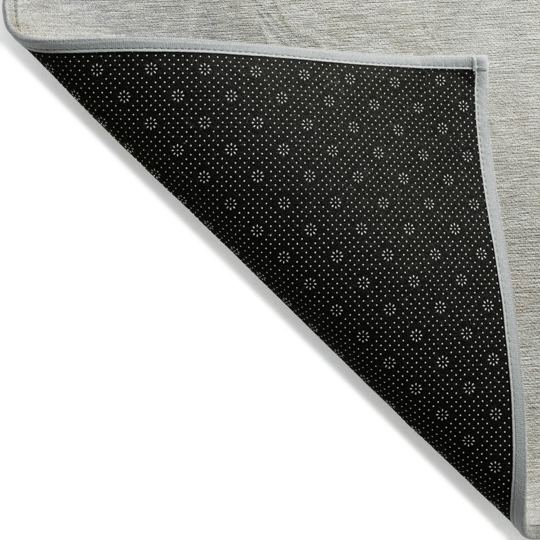 10' X 14' Beige Khaki And Gray Abstract Washable Indoor Outdoor Area Rug