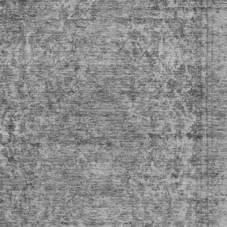 9' X 12' Gray And Beige Abstract Washable Indoor Outdoor Area Rug - Gray, Beige