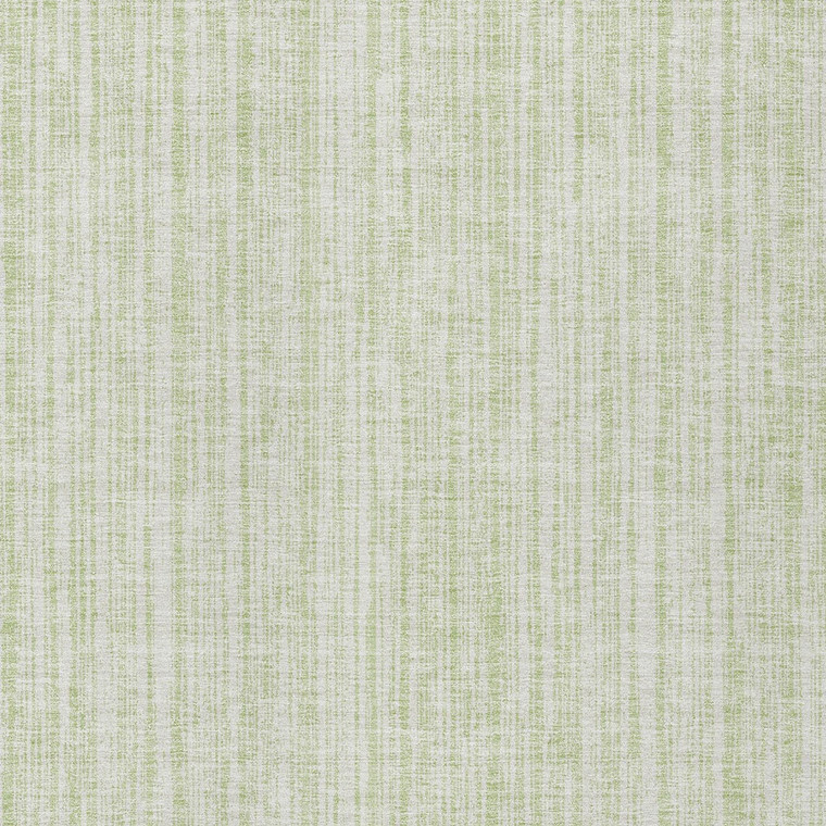 9' X 12' Mint Green And Ivory Striped Washable Indoor Outdoor Area Rug