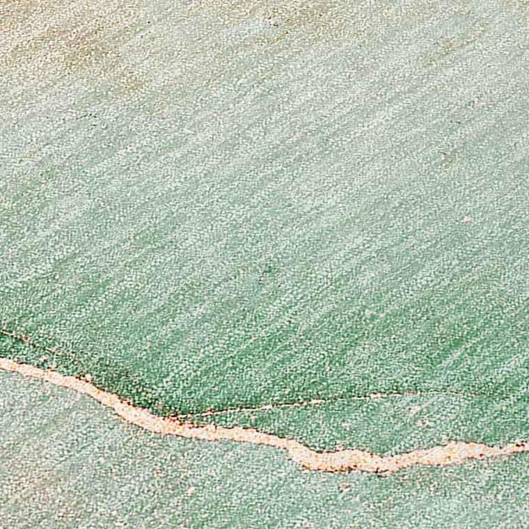 5' X 8' Green and Pink Abstract Washable Non Skid Indoor Outdoor Area Rug