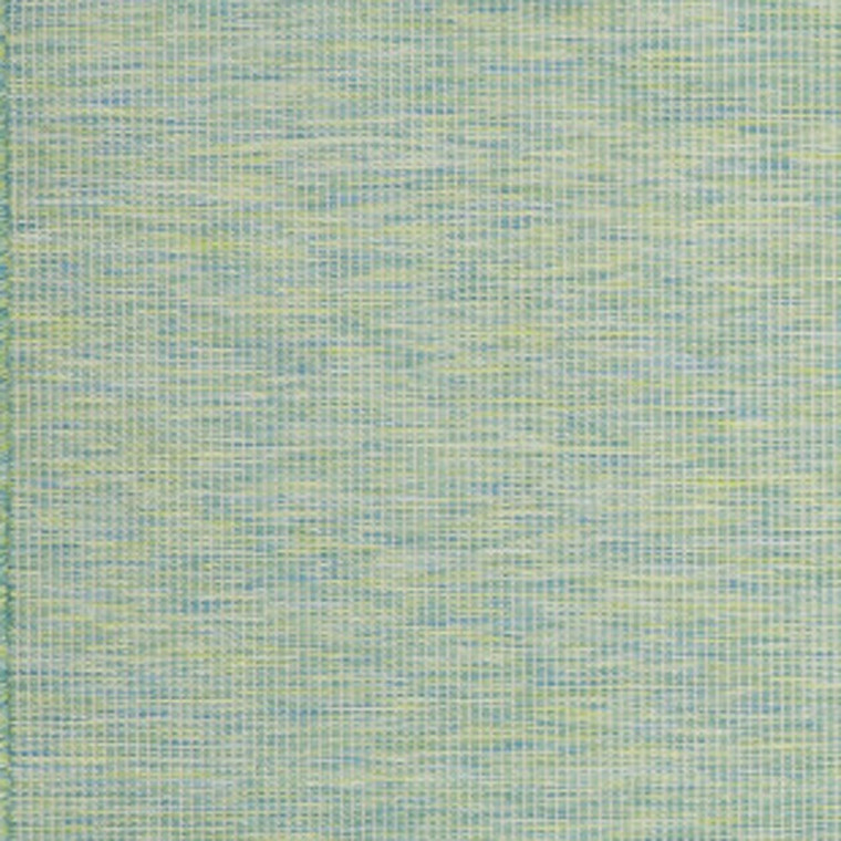 9' X 12' Blue And Green Indoor Outdoor Area Rug