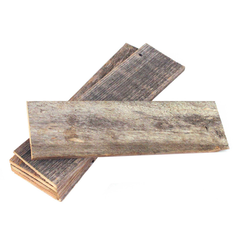 Pack of 6 Rustic Natural Weathered Gray Wood Planks - 4512822852911
