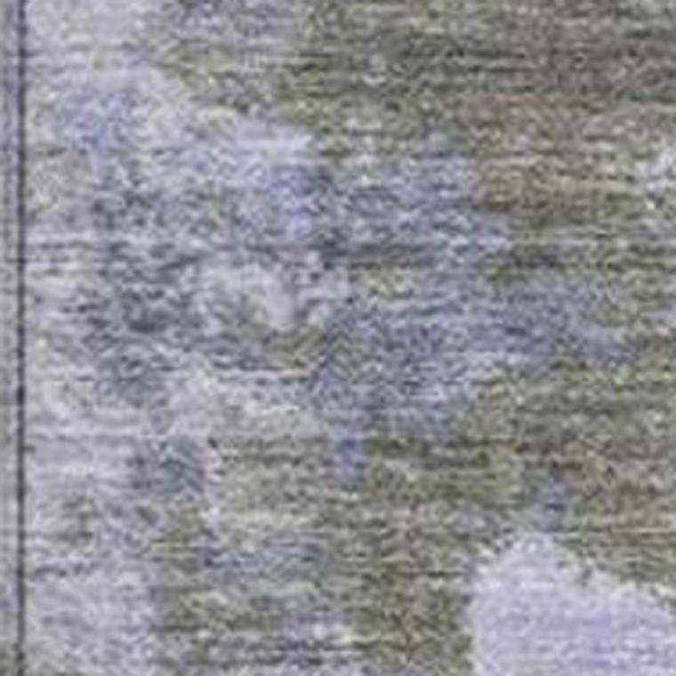 3' X 5' Lavender And Taupe Abstract Washable Indoor Outdoor Area Rug