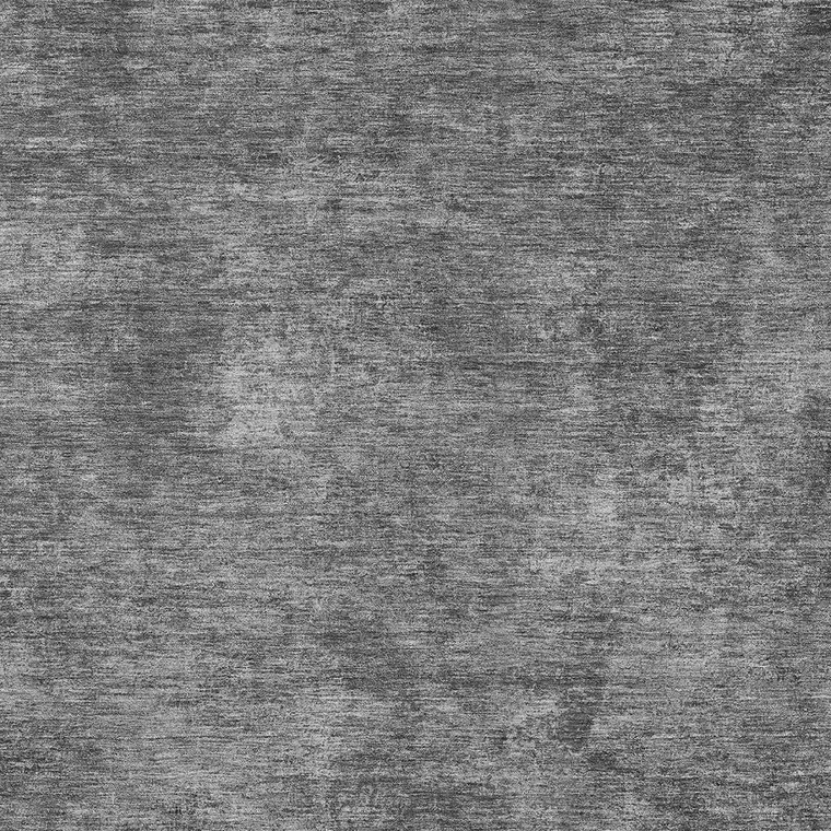 5' X 8' Gray And Smoky Black Abstract Washable Indoor Outdoor Area Rug - Gray, Smoky Black