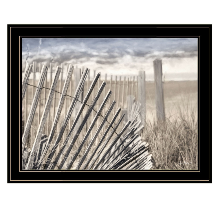 On The Coastline 2 Black Framed Print Wall Art - 606114058243