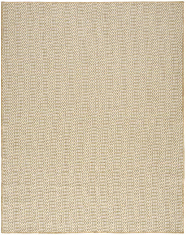 8' X 10' Natural Geometric Indoor Outdoor Area Rug