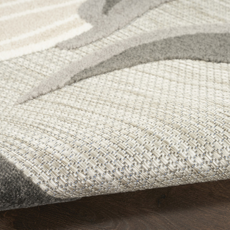 3' X 4' Beige Floral Indoor Outdoor Area Rug