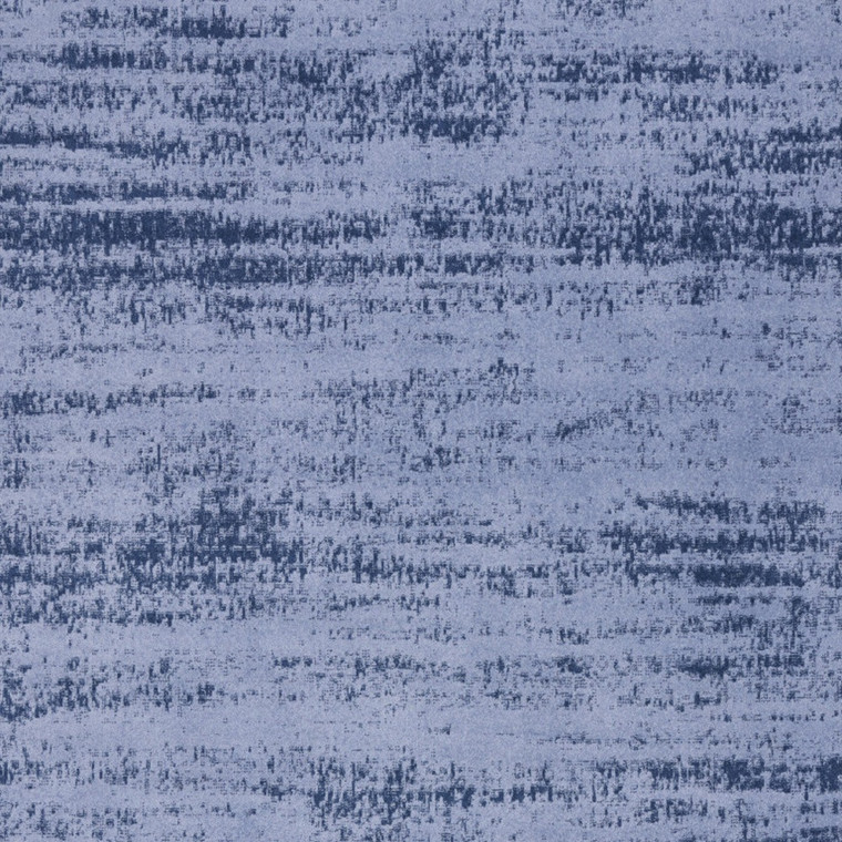 8' X 10' Denim Blue And Navy Blue Abstract Indoor Outdoor Area Rug